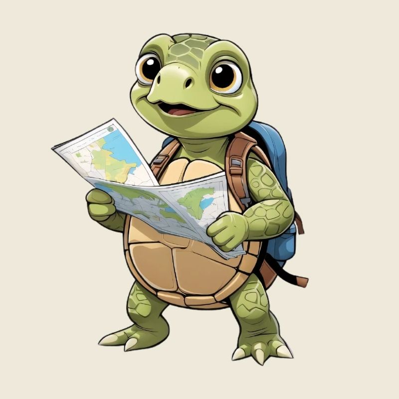 Adventure trend turtle trip