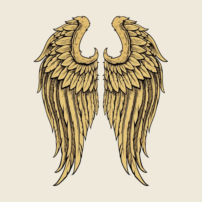 Ailes d’ange doré