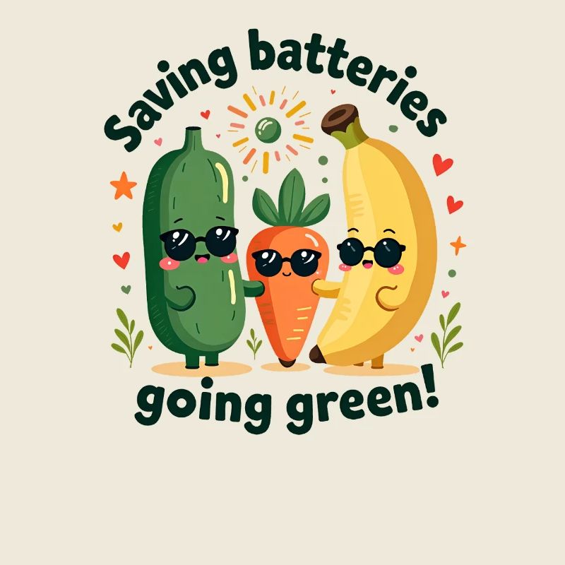 Save batteries Become environmentally friendly Cheeky Fr