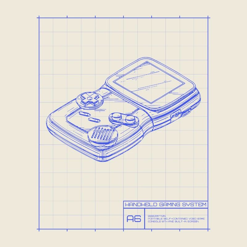 Blueprint Handheld Sketch