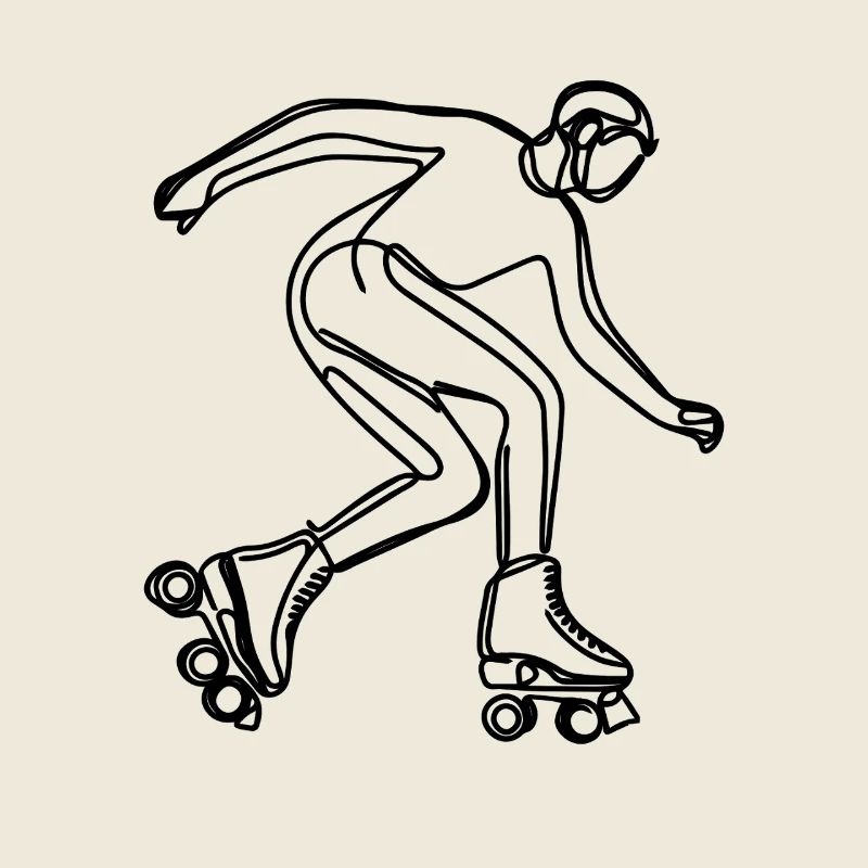 Rollschuhläufer