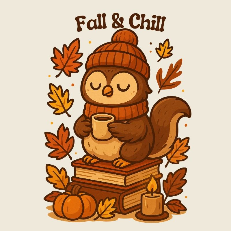 Fall & Chill Eulen Cozy Herbst fall autumn