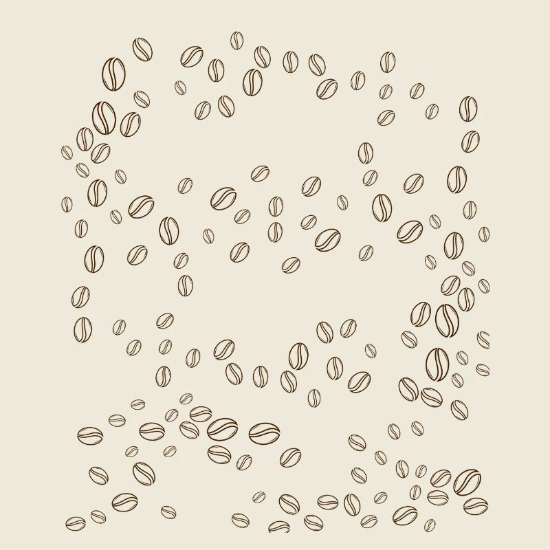 Coffee Bean Orbit Swirl