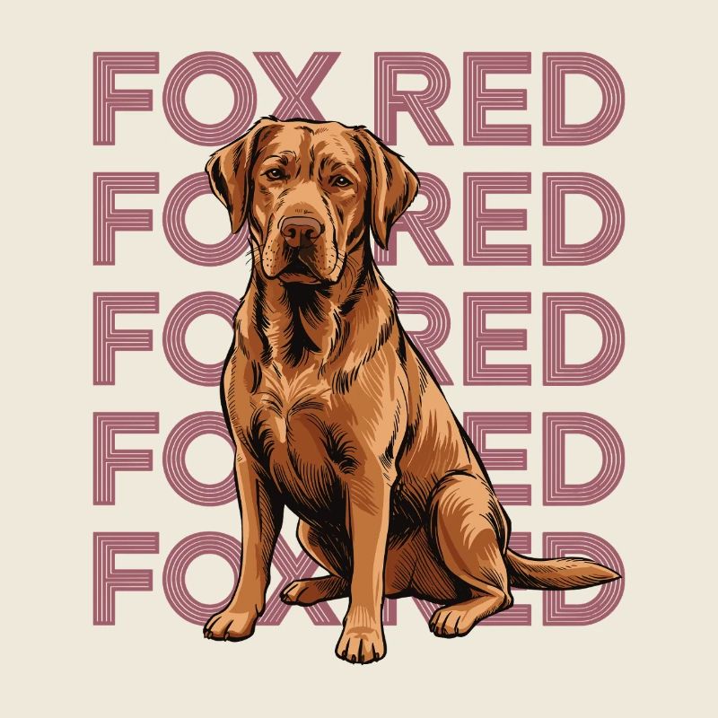 Fox Red Labrador Porträt