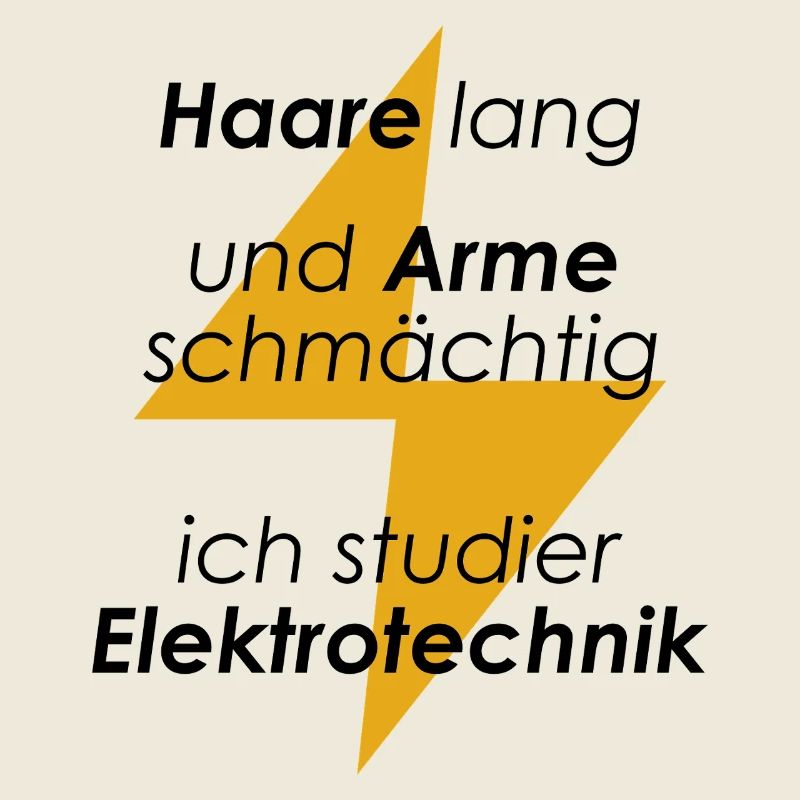 Unispruch "Haare lang Arme schmächtig" Studenten