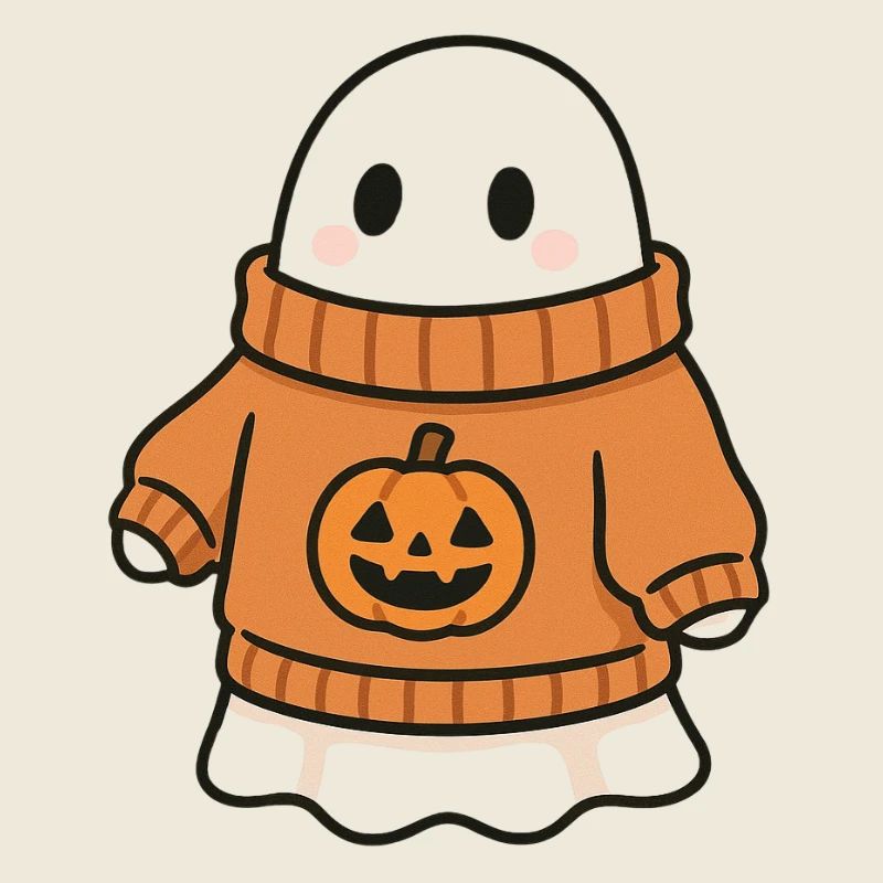 Pull citrouille Ghost
