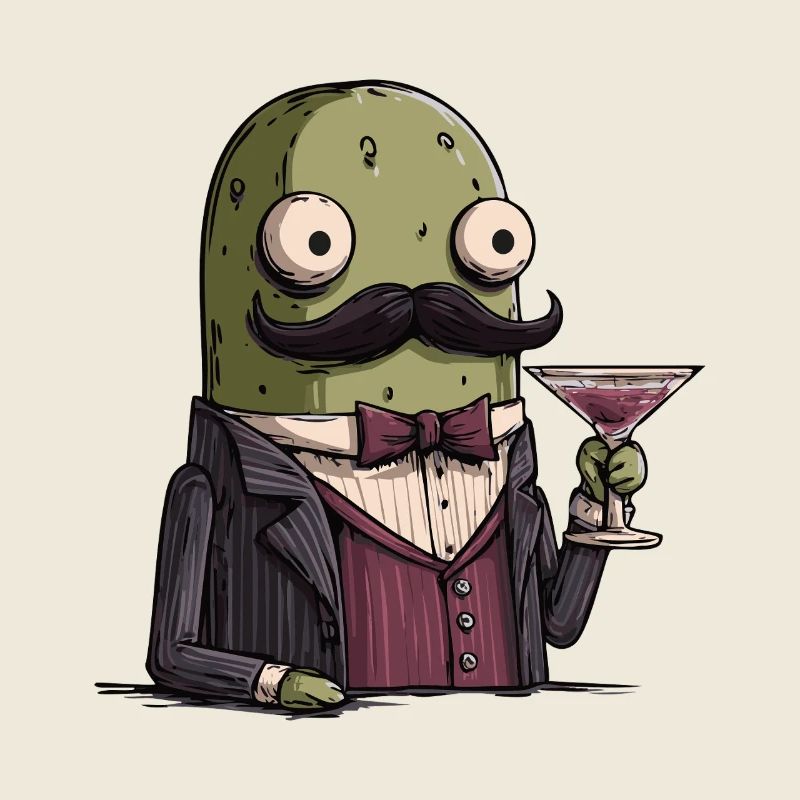 Mafia Pickle | Funny Mobster Vegetable