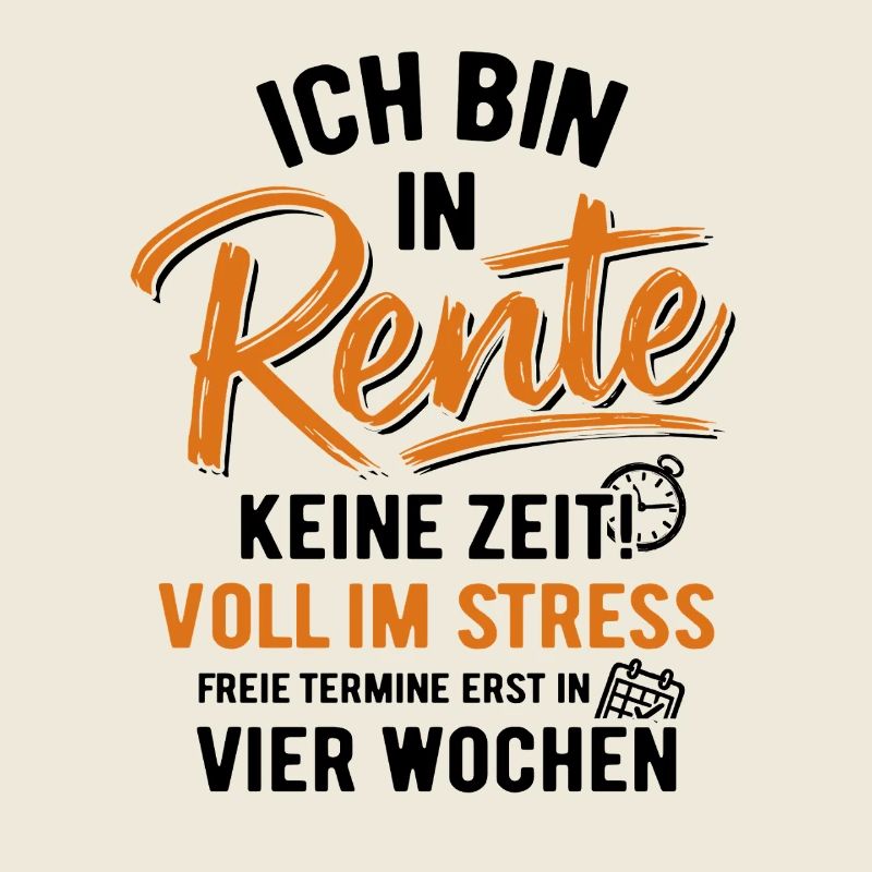Je suis à la retraite - pas le temps ! Plein de stress