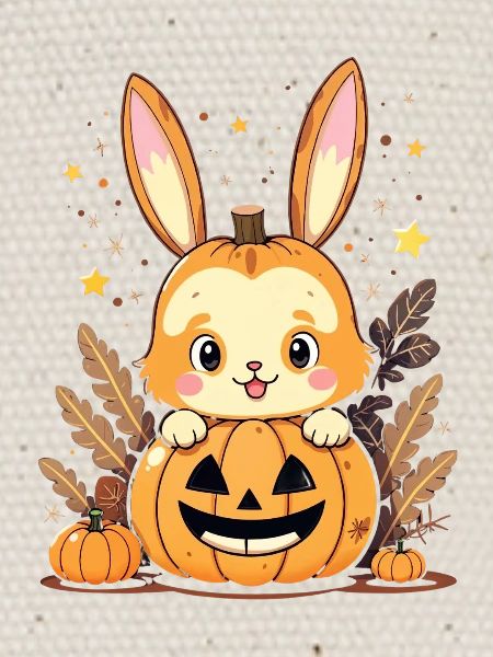 Halloween Hase 