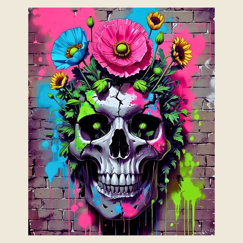 fleurs de crâne