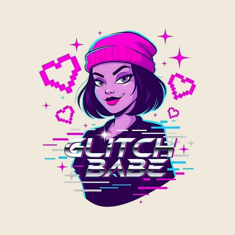 Y2K Rétro – Glitch Babe