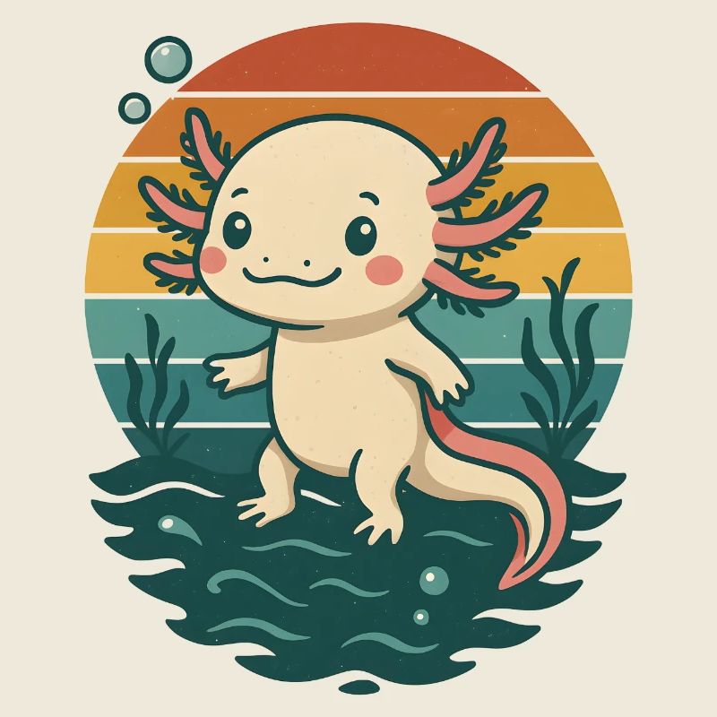 Mignon Retro Axolotl