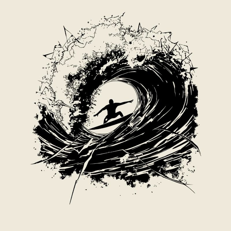 Surf Surfeur énergique Design Surf
