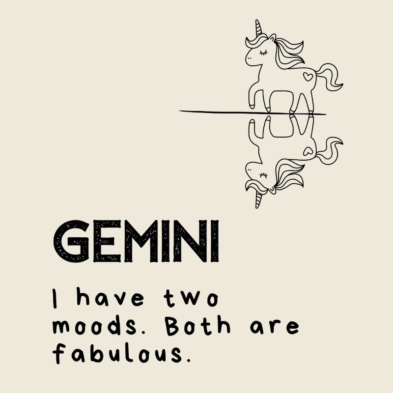 Funny Gemini Cartoon – Double Trouble