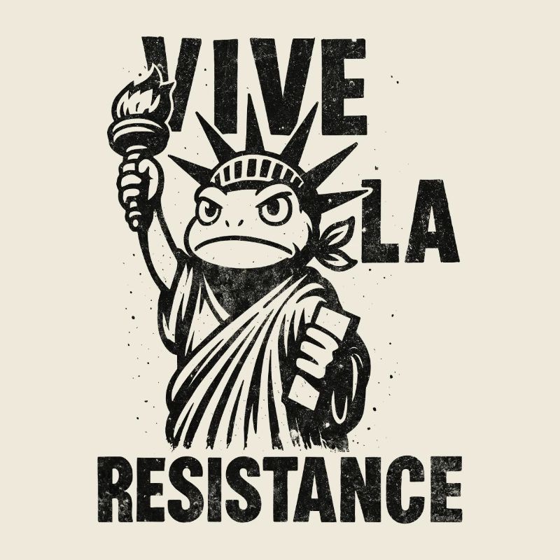 Vive La Resistance Silhouette Tee