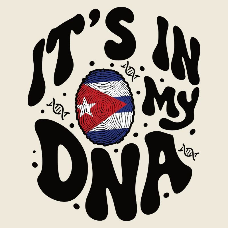 ADN cubain Cuba Drapeau hispanique
