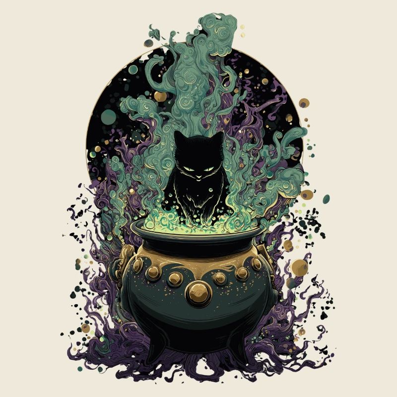 Potion Master Cat Magical Design