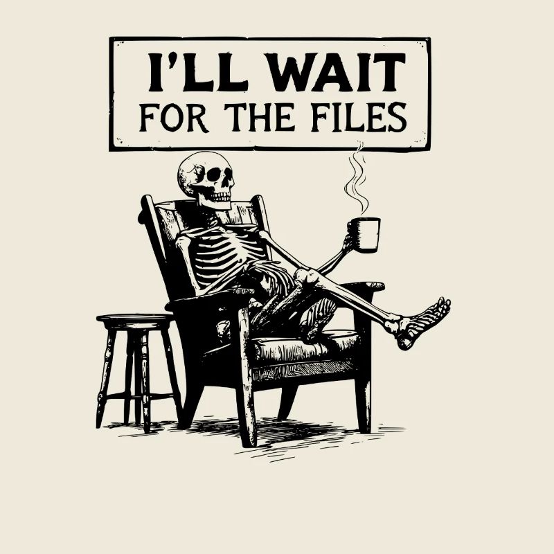  Waiting Skeleton Meme Project Manager Office