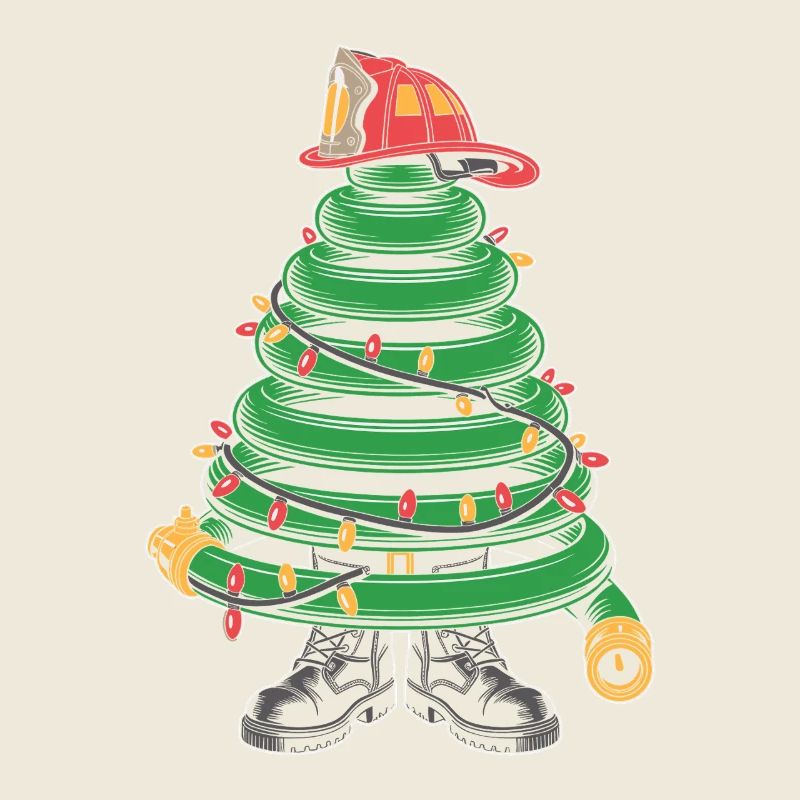 Sapin de Noël des pompiers