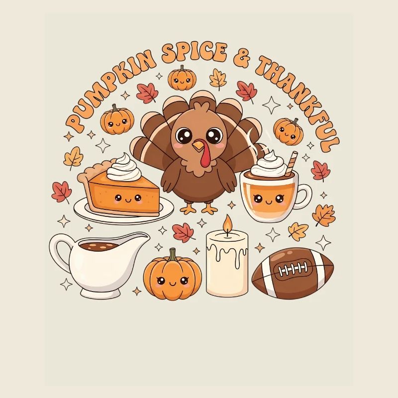 Pumpkin Spice Dankbarer Truthahn