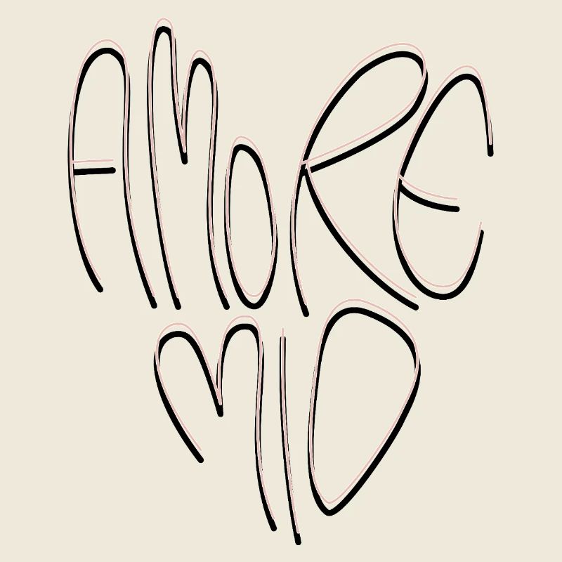 Amore Mio Lettering