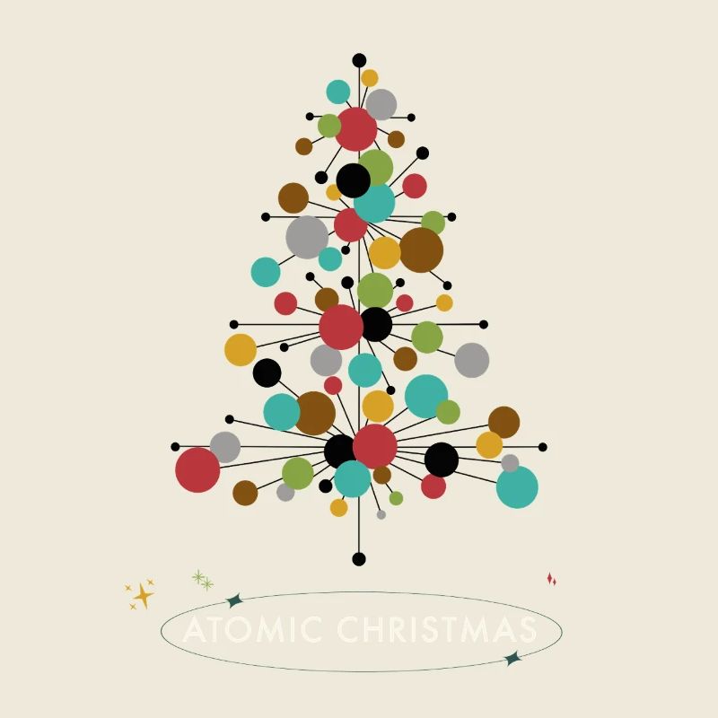 Atomic Christmas – Retro Christmas Tree Design