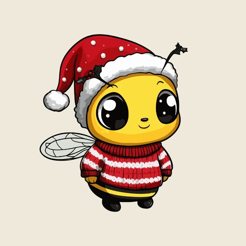 Biene Weihnachten
