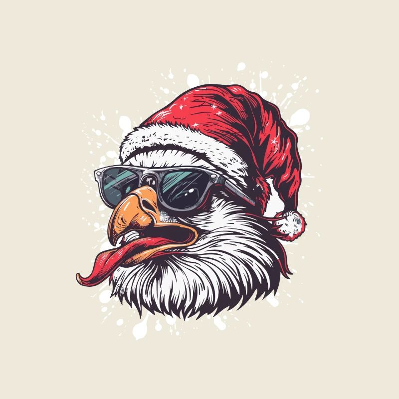 Aigle Noël Drôle