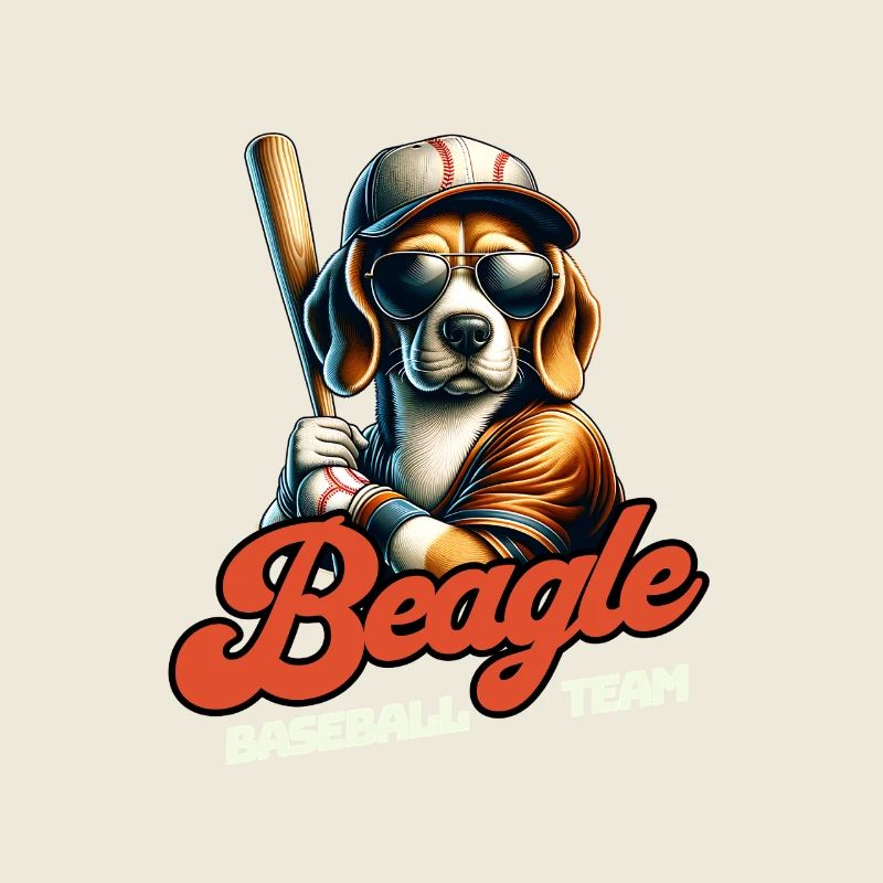 L’équipe de baseball Beagle et les amateurs de baseball