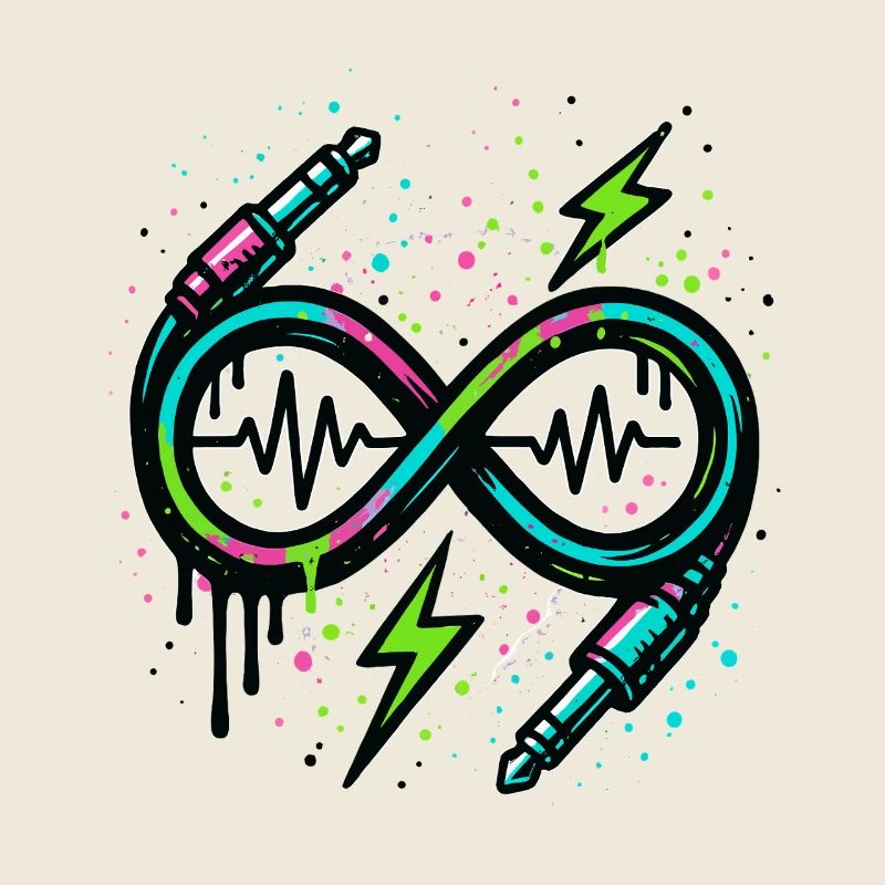Infinity Neon Energy Music Graphics