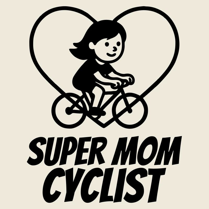 Super Maman Cycliste – Cœur de Vélo