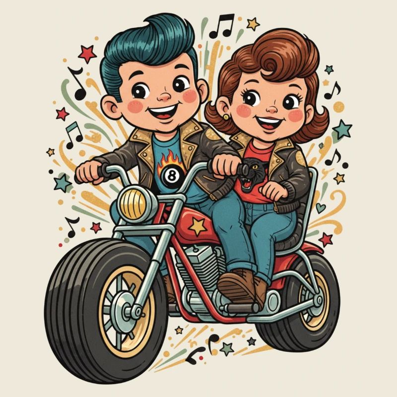 Comic Bike Duo Abenteuer