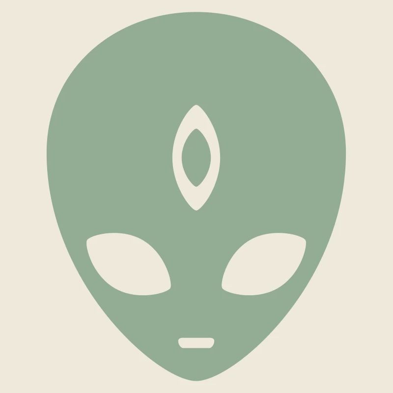 Alien Third Eye Minimalist