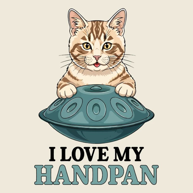 Handpan Cat