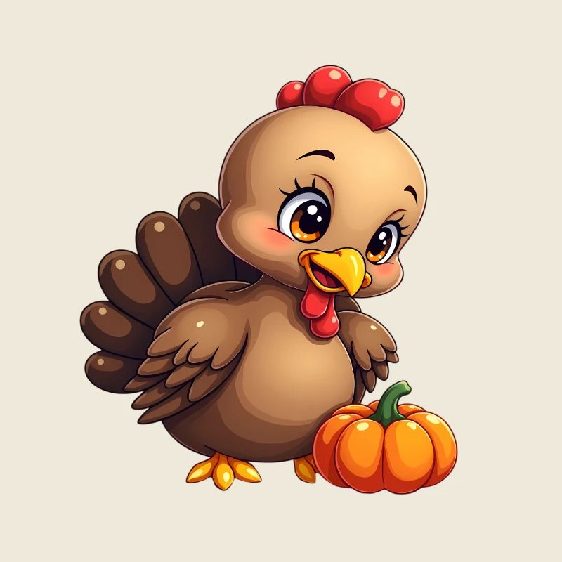 Bébé dinde de Thanksgiving