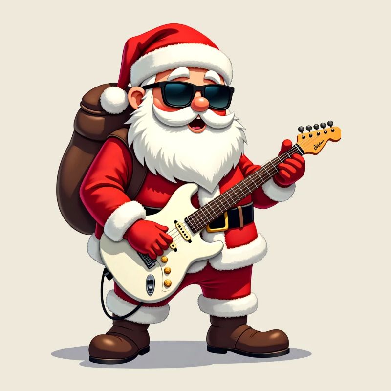 Weihnachtsrock-Santa