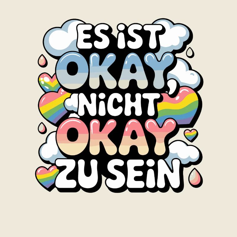  Es Ist Okay Nicht Okay Zu Sein Regenbogen Pride