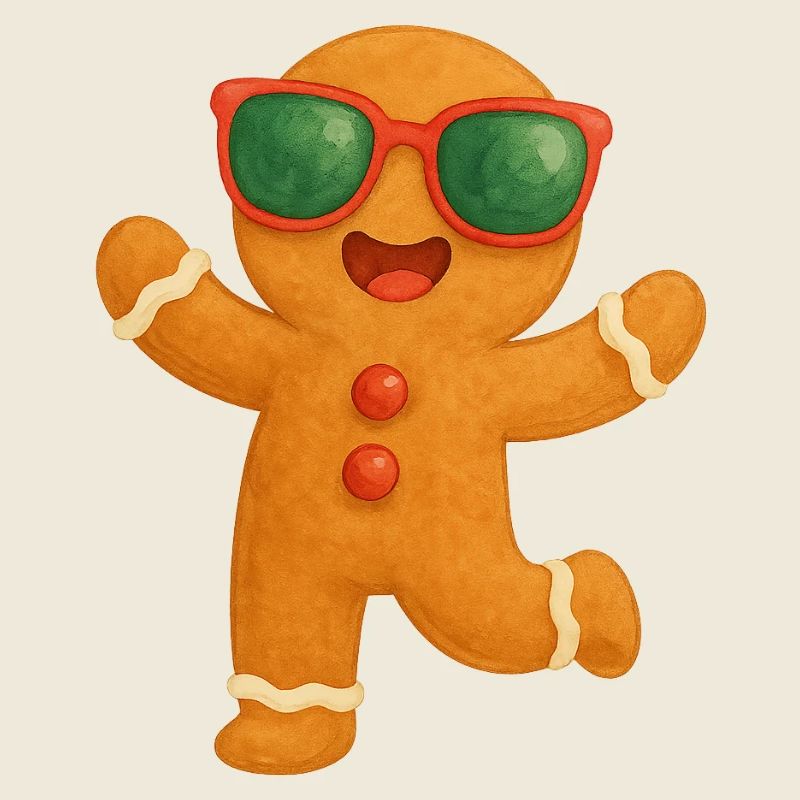 Sonnenbrillen-Gingerbread Spaß