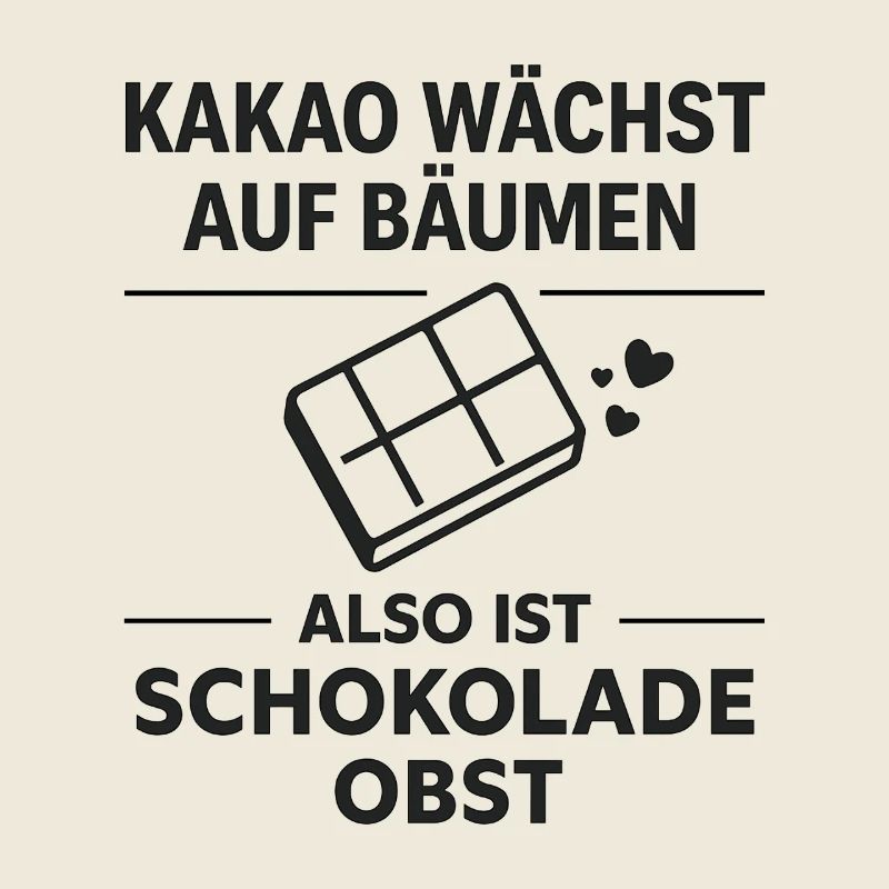 Cocoa grows on trees – chocolate is fruit