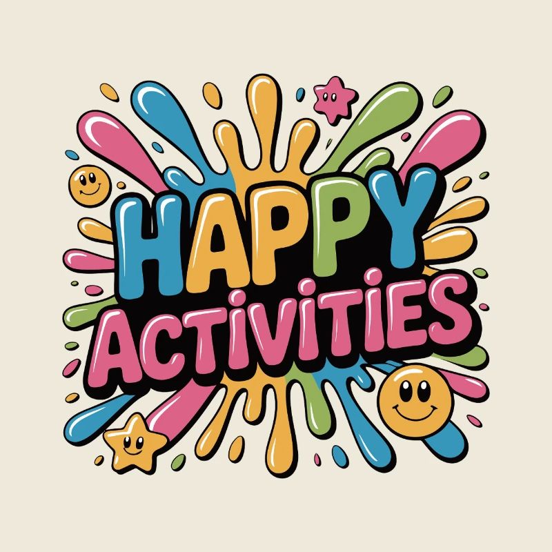 Activités joyeuses Explosion d’éclaboussures