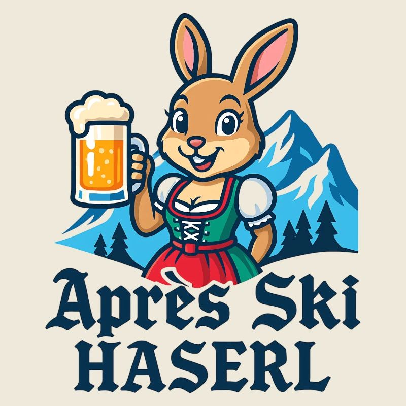 Apres Ski Haserl Dirndl Bier