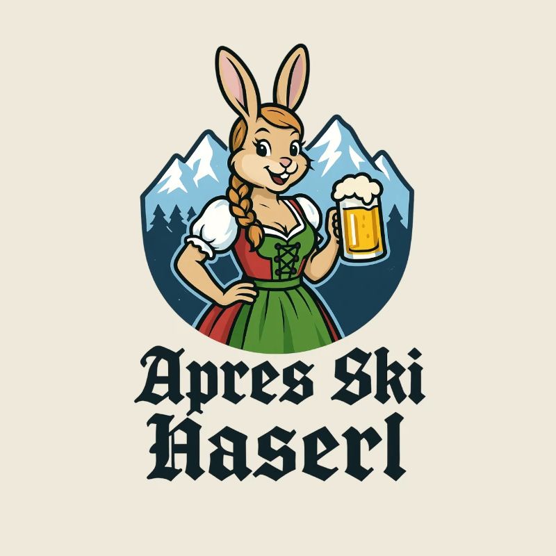 Apres Ski Haserl Dirndl Bier Alpenstimmung