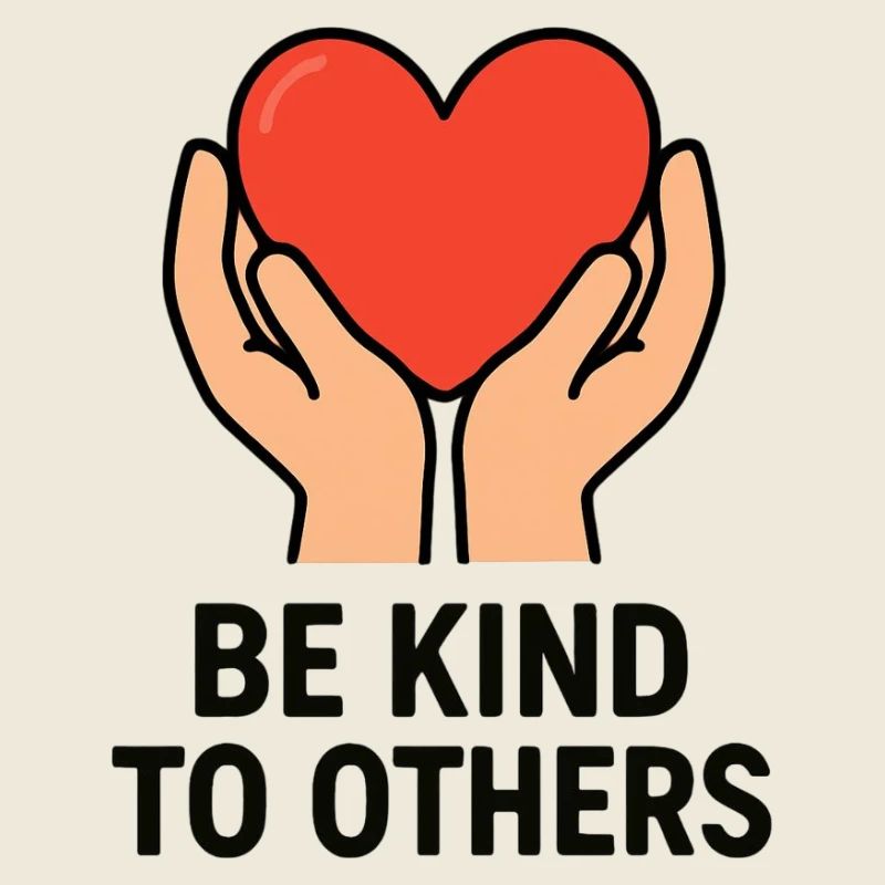 Hands Holding Heart of Kindness