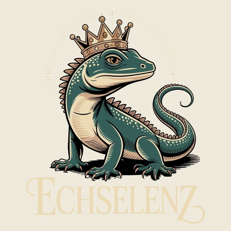 Echselenz Lustige Echse