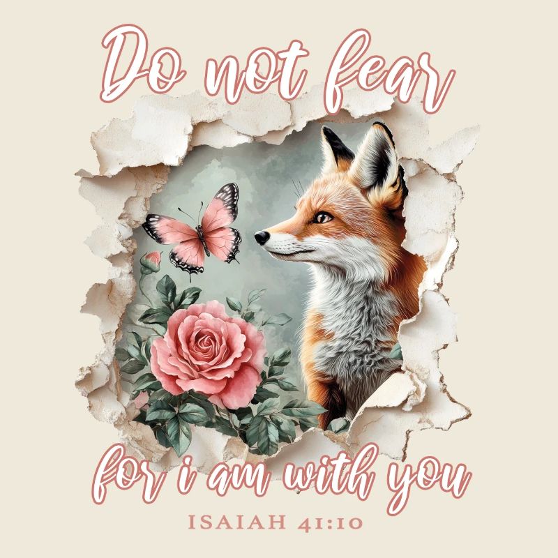 Bible Verse Christian Fox