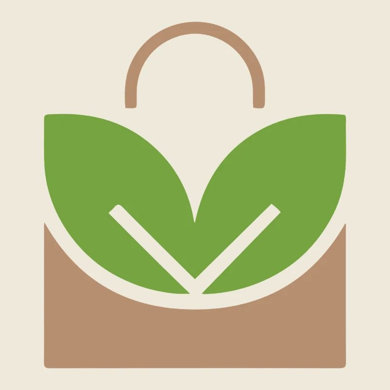 Logo de plante en pot EcoLeaf