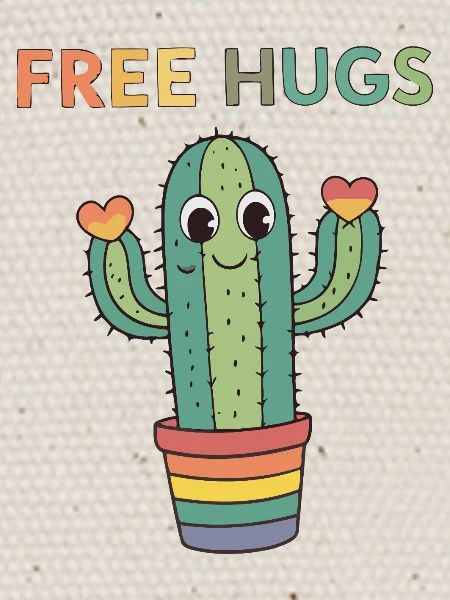 Cactus Rainbow Cuddles
