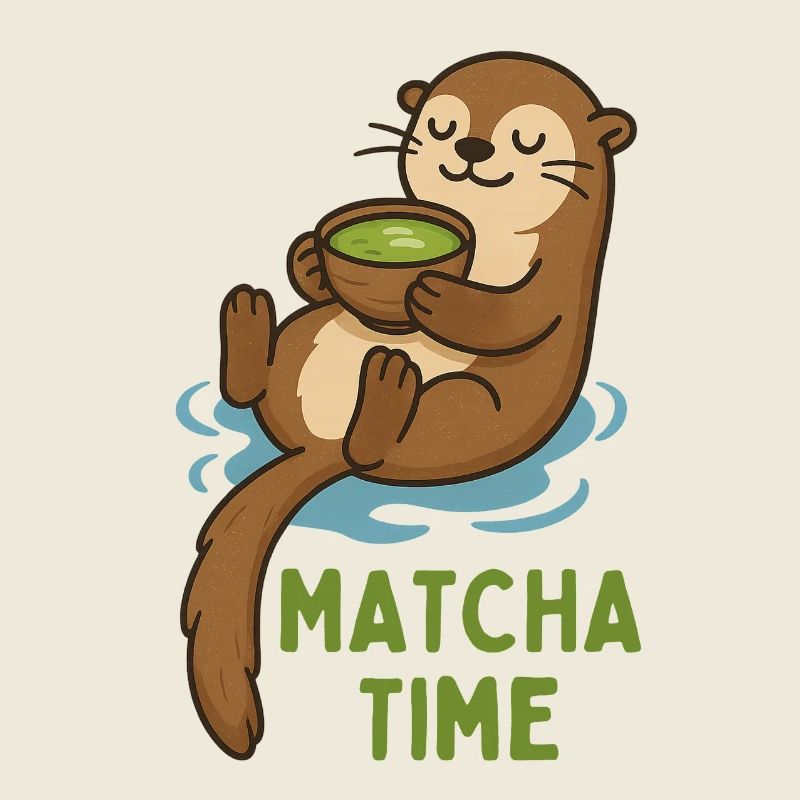 Matcha Otter Time