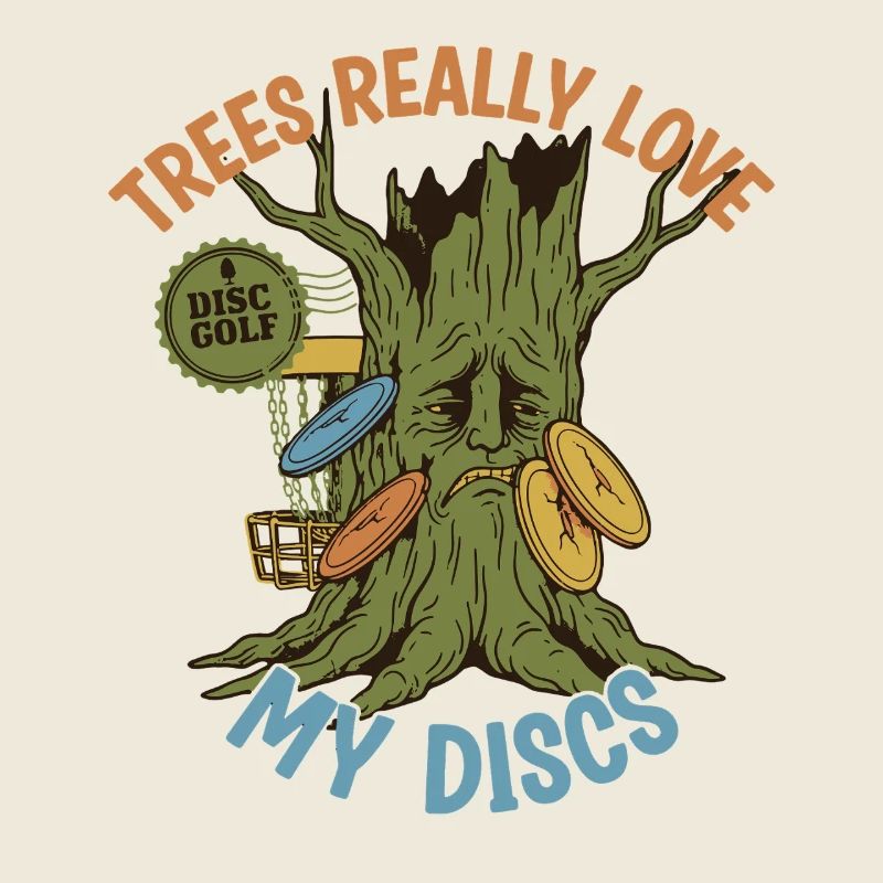 Les arbres adorent vraiment mes disques, drôle de disc golf volant