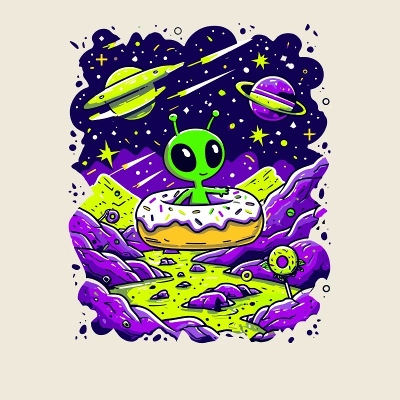 Donut extraterrestre à Starland